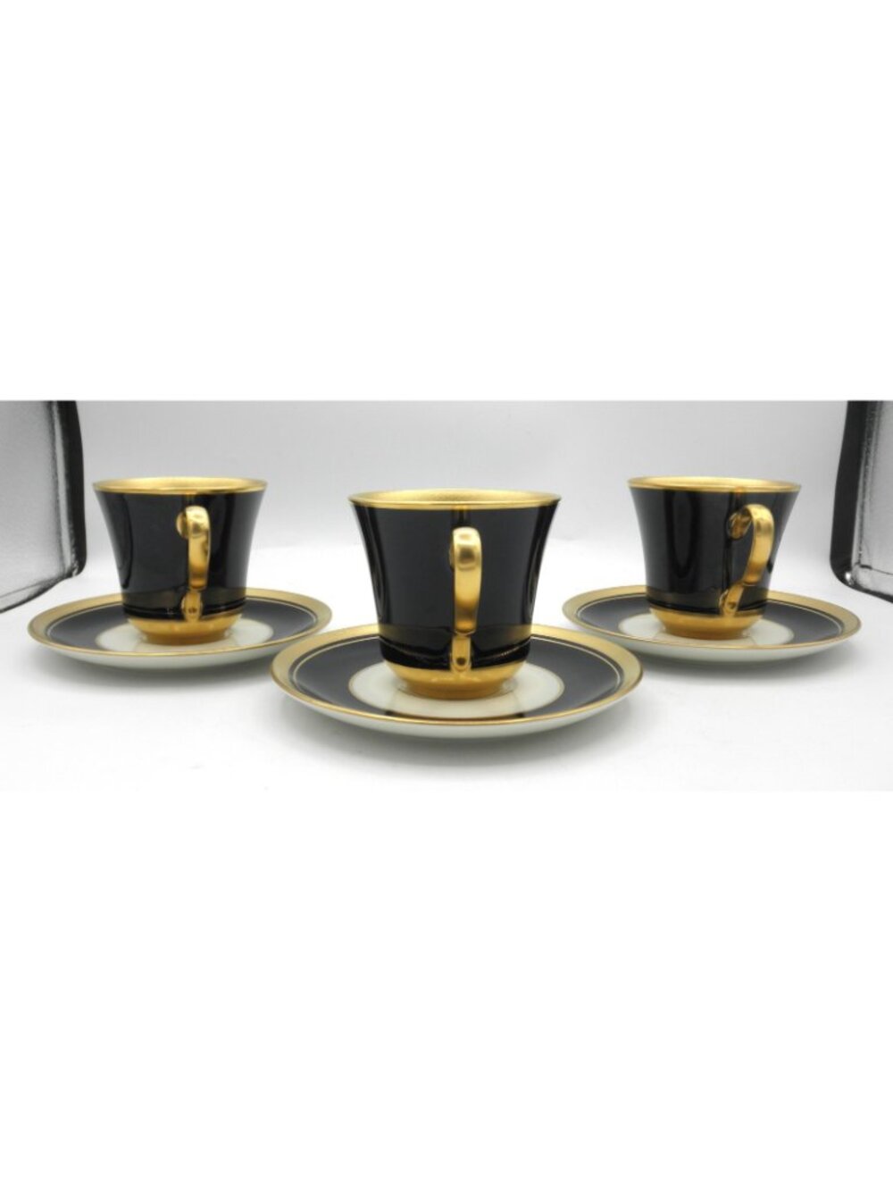 Palace Royale by Pickard Flat Cup and Saucer Set of 3 Pattern: PICPAR Excellent! - Picture 2 of 11